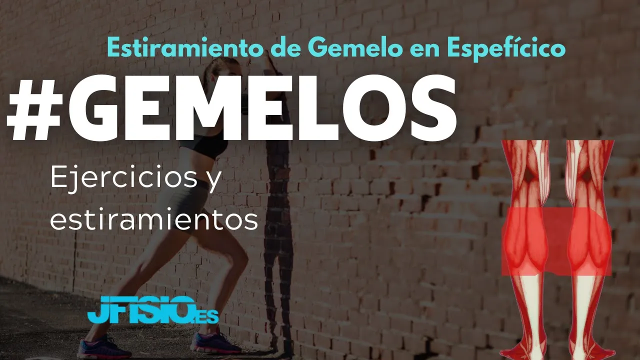 Estiramiento de gemelos jfisio